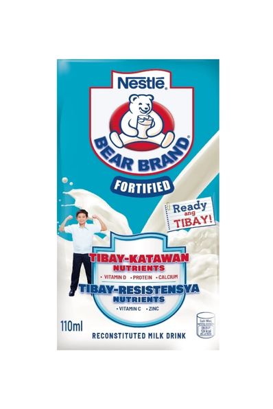 Bear Brand Fortified Ready-to-Drink Milk 110ml
