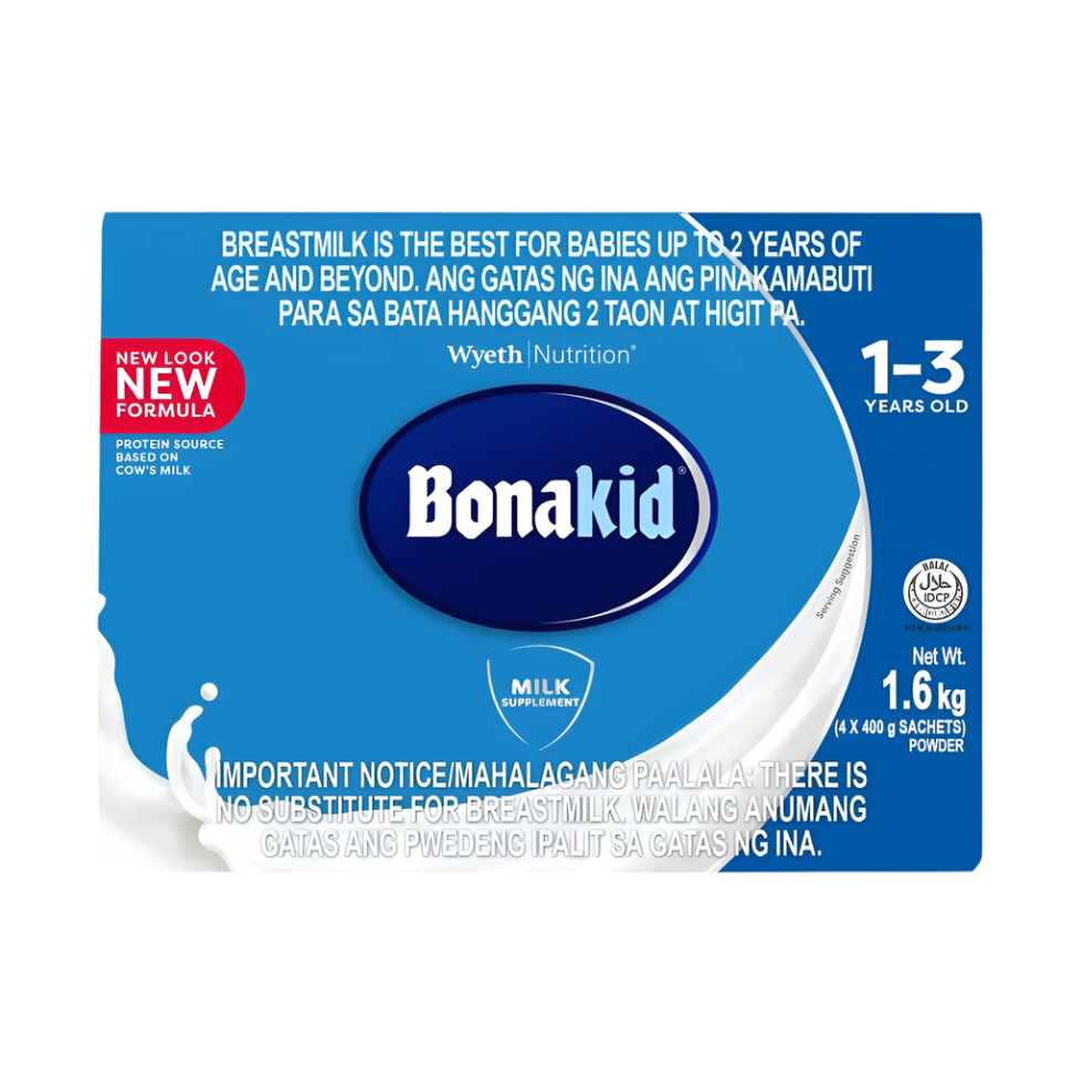 Wyeth Bonakid 1+ (1-3 Years) Formula Milk 1.6kg