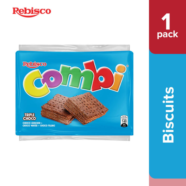 Rebisco Combi Triple Choco Sandwich 30g x 10 pcs