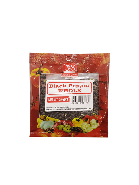 J&Y Black Pepper Whole 25g
