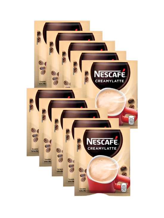 Nescafe Creamy Latte 3-in-1 Coffee Ties 25.5g x 10 Sachets