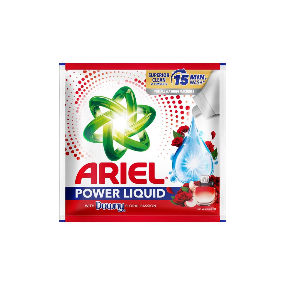 Ariel Liquid Detergent with Freshness of Downy Passion 54g
