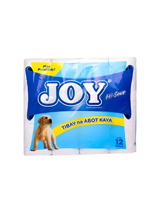 Joy Hi-Save Bathroom Tissue 2-Ply x 12 Rolls