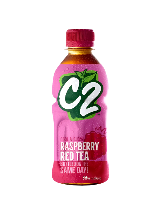 C2 Raspberry Flavored Red Tea 355ml