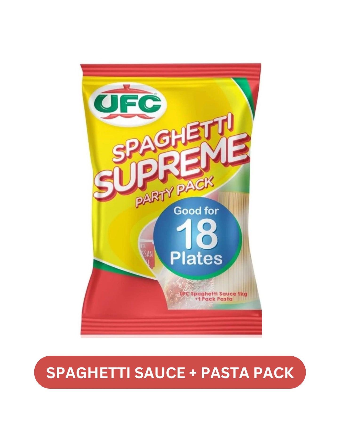 UFC Spaghetti Supreme Pack (UFC Spaghetti Sauce 1Kg + UFC Pasta 800g)