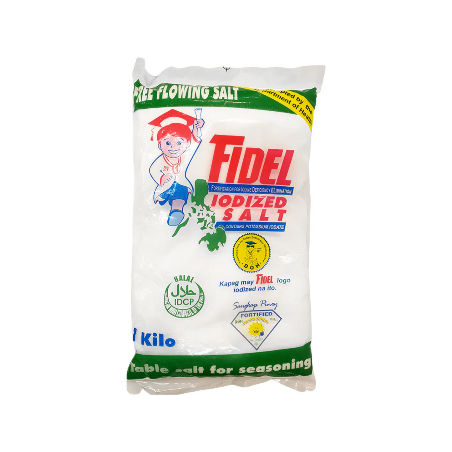 Fidel Iodized Free Flowing Salt 1kg