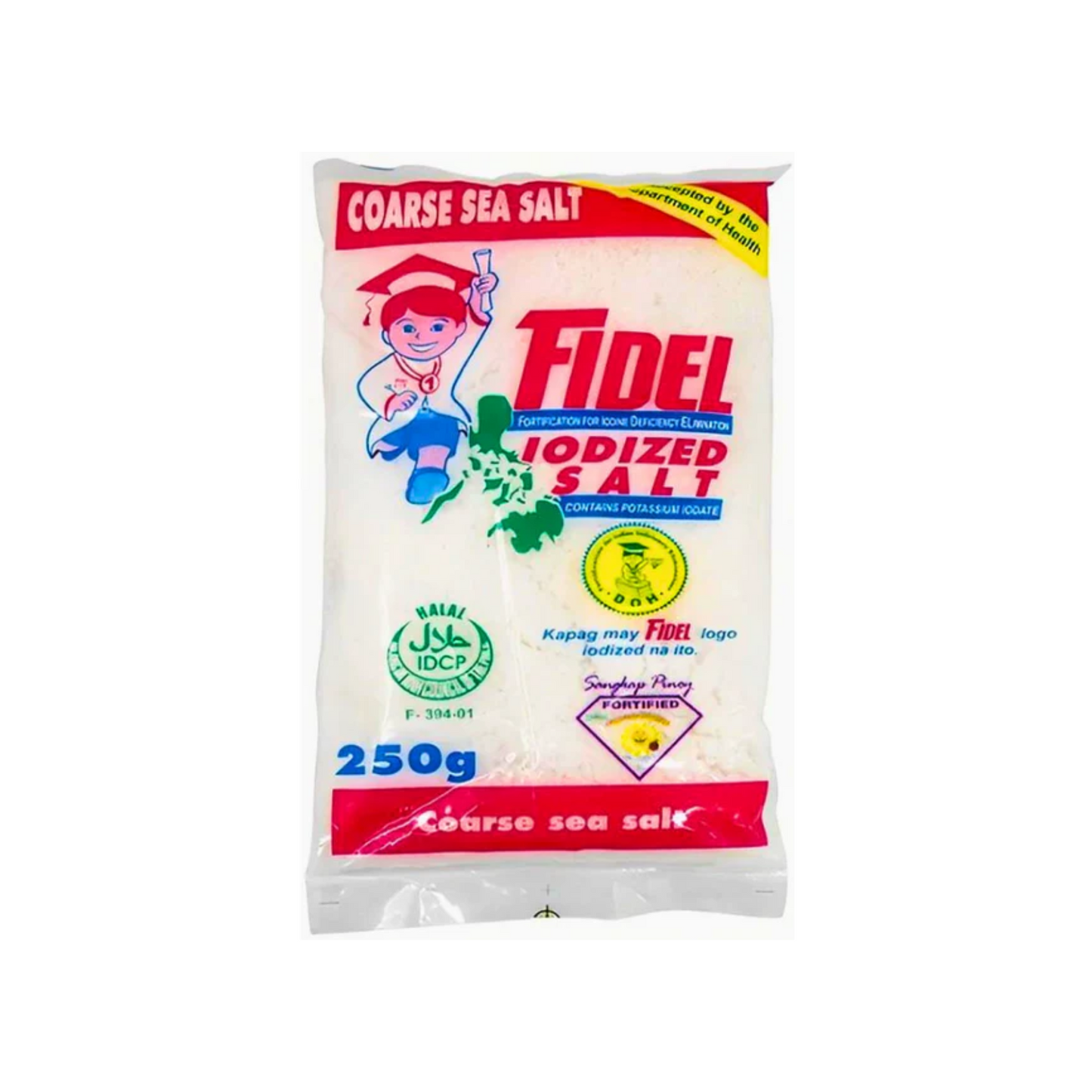Fidel Iodized Coarse Sea Salt 250g