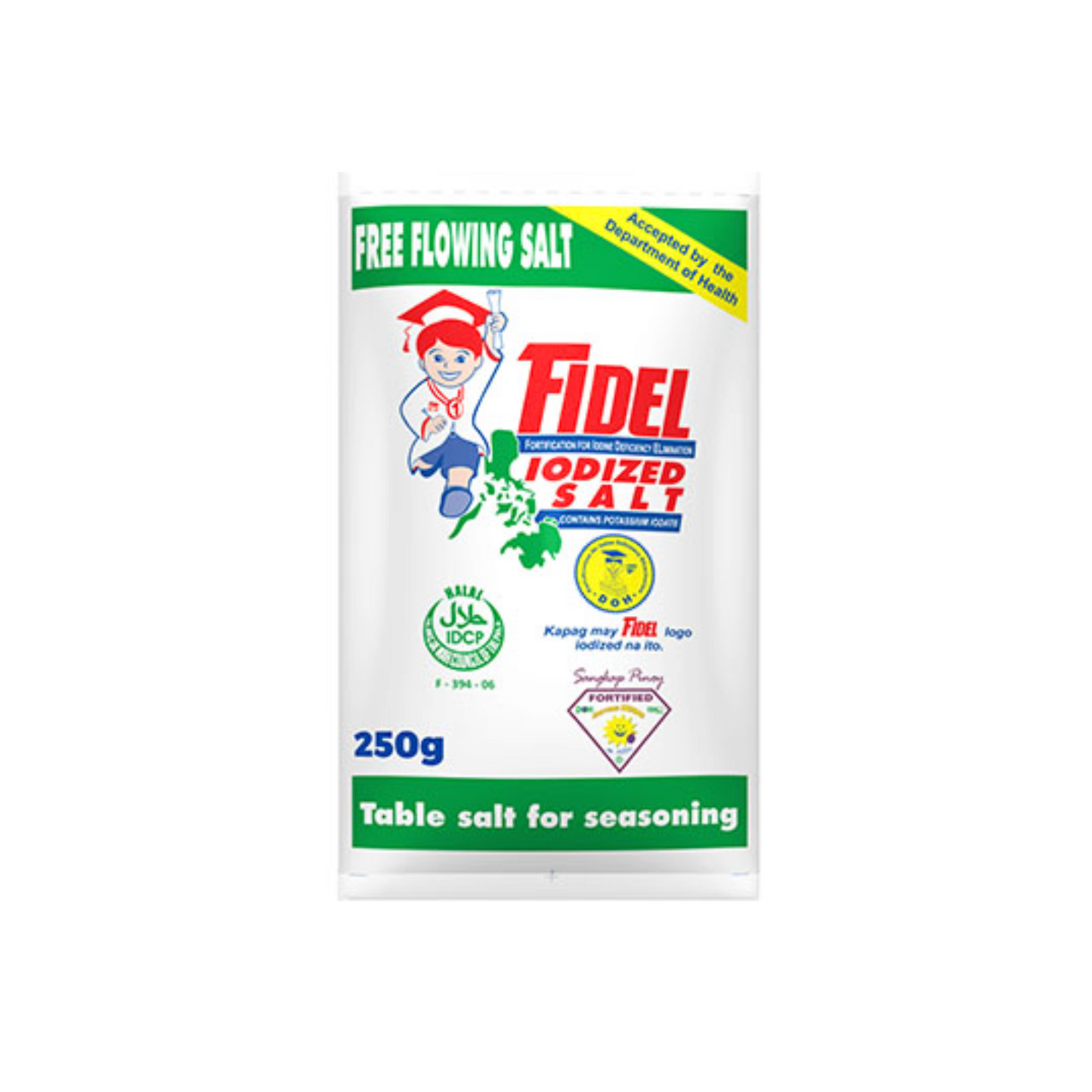 Fidel Iodized Free Flowing Salt 250g