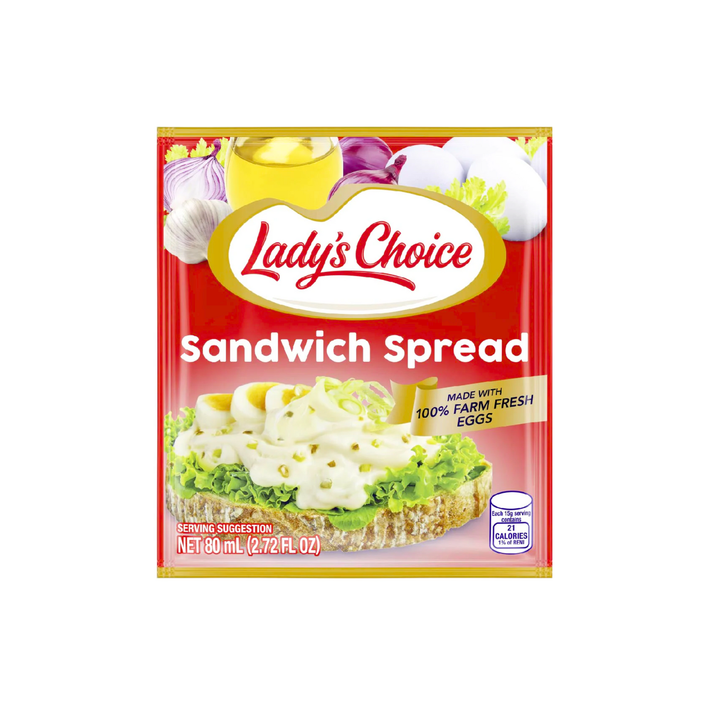 Lady's Choice Sandwich Spread Sachet 80ml