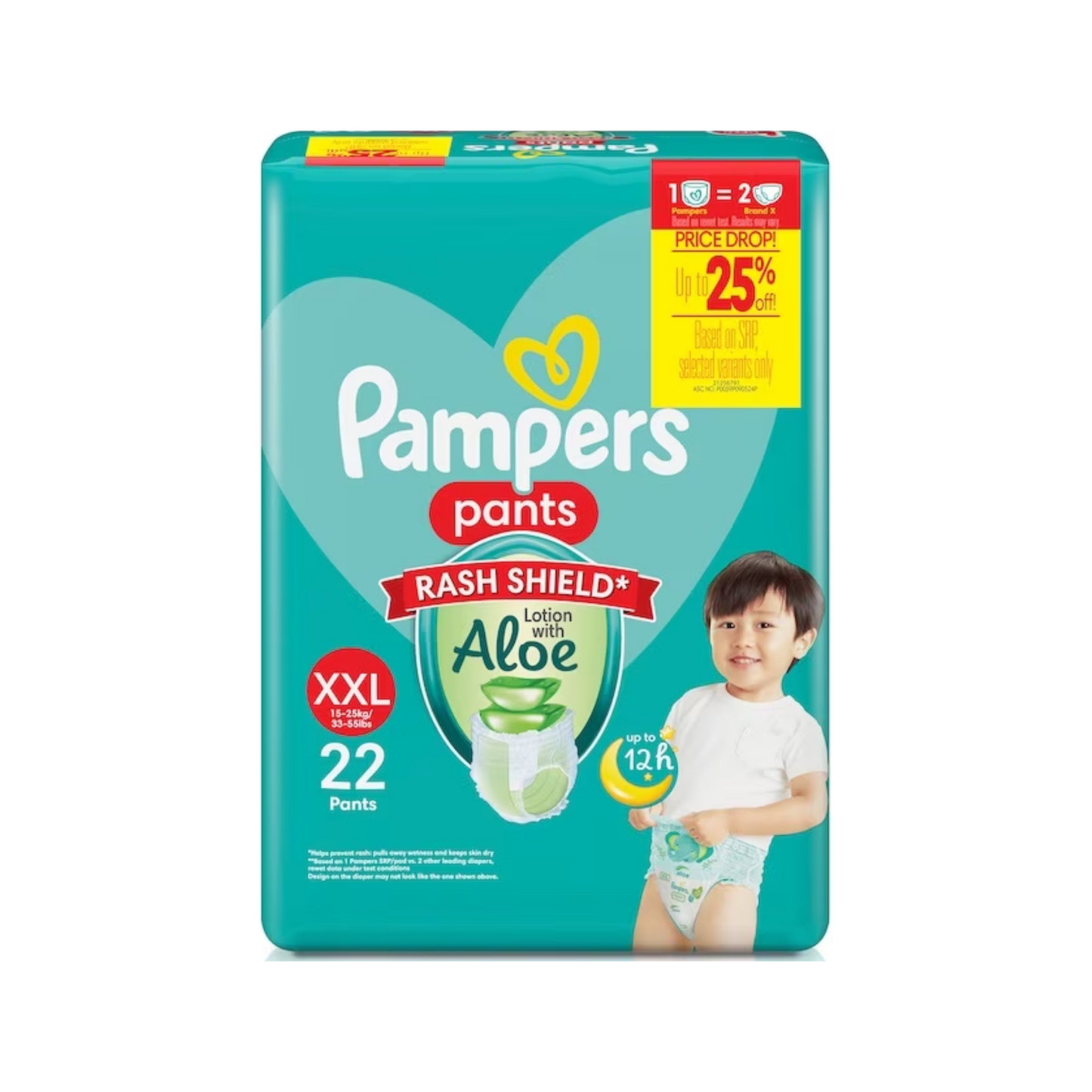 Pampers Baby Diapers Dry Pants Value XXL 22 pcs