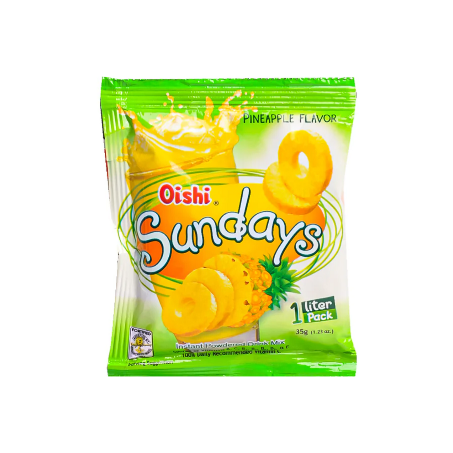 Oishi Sundays Pineapple Juice Powder 35g