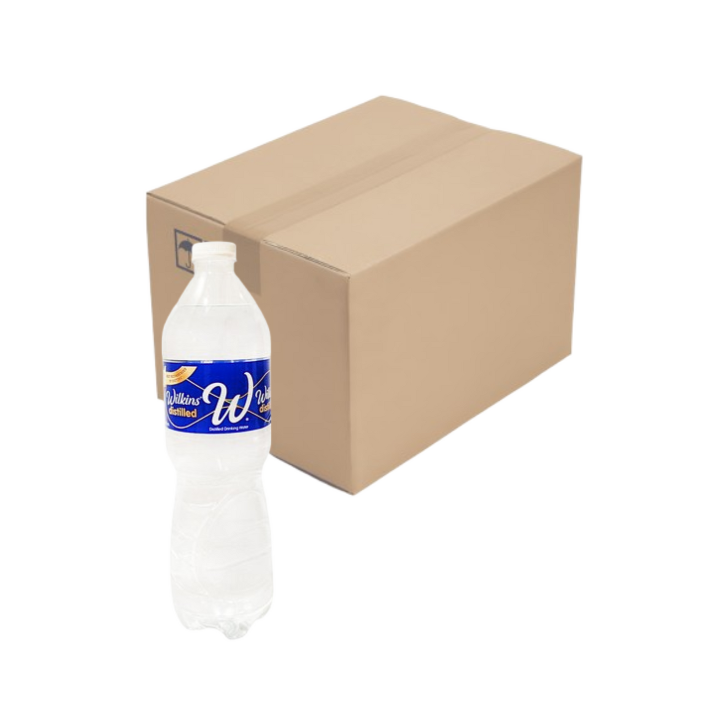 Wilkins Distilled Water 1000ml x 12 Bottles