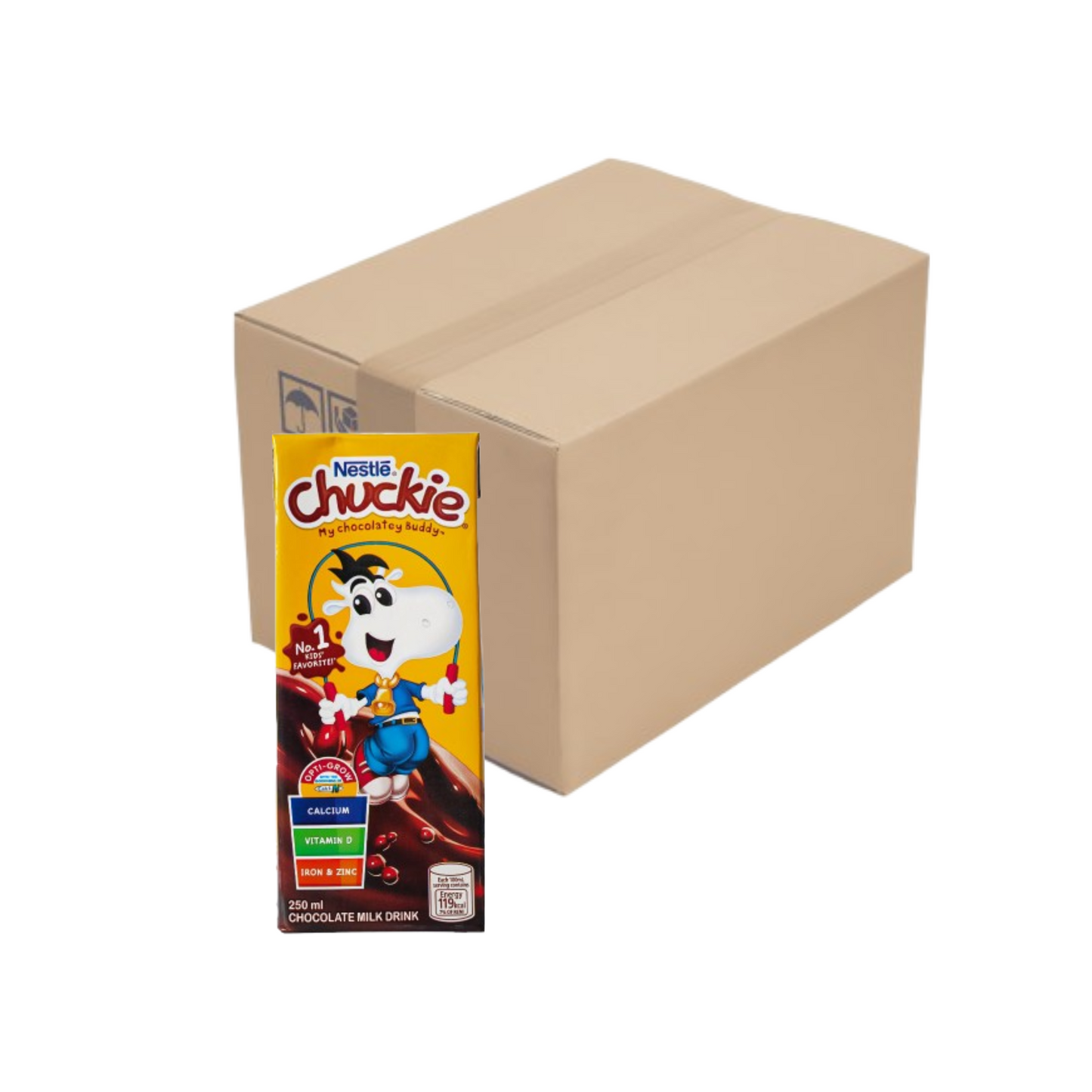 Nestle Chuckie Chocolate Milk Drink 250ml x 24 pcs