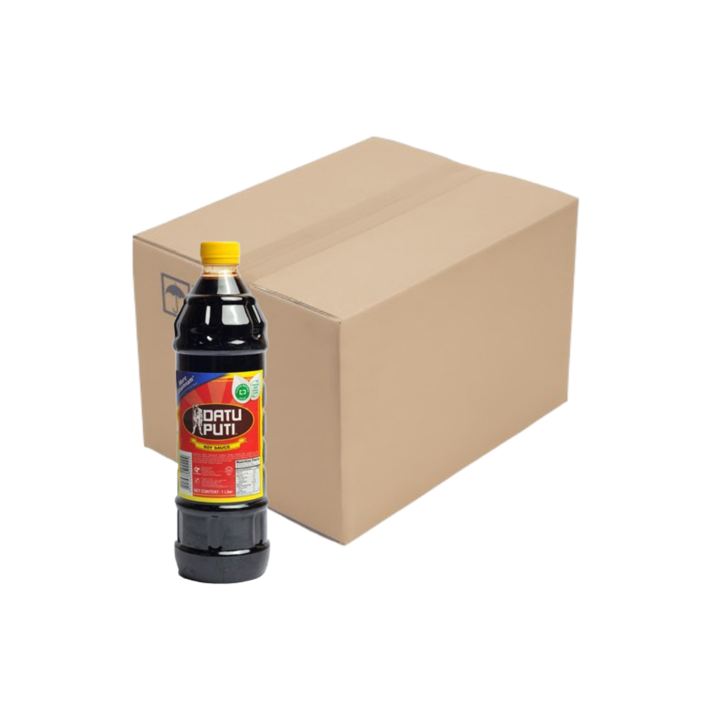 Datu Puti Soy Sauce Bottle 1L x 12 pcs