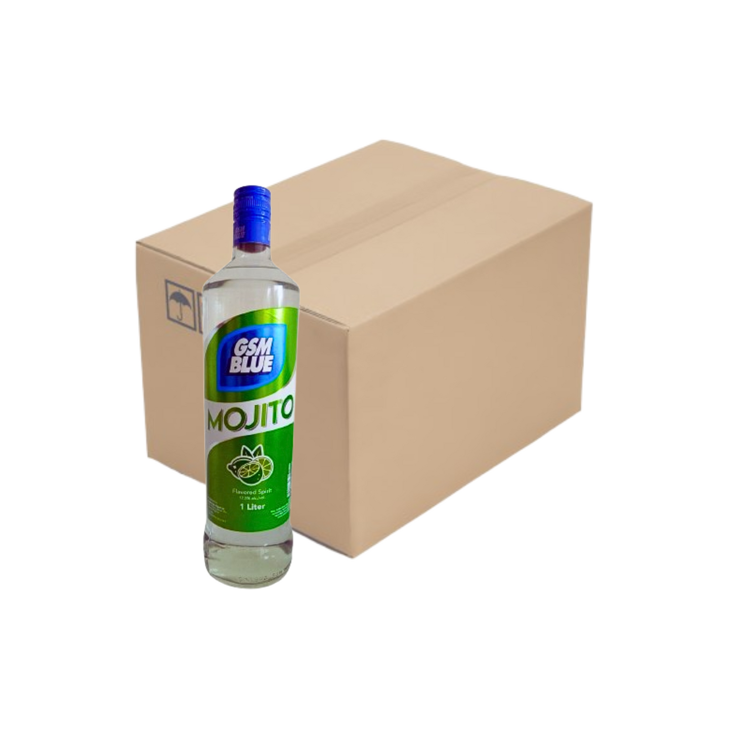 GSM Blue Mojito 1L x 12 Bottles