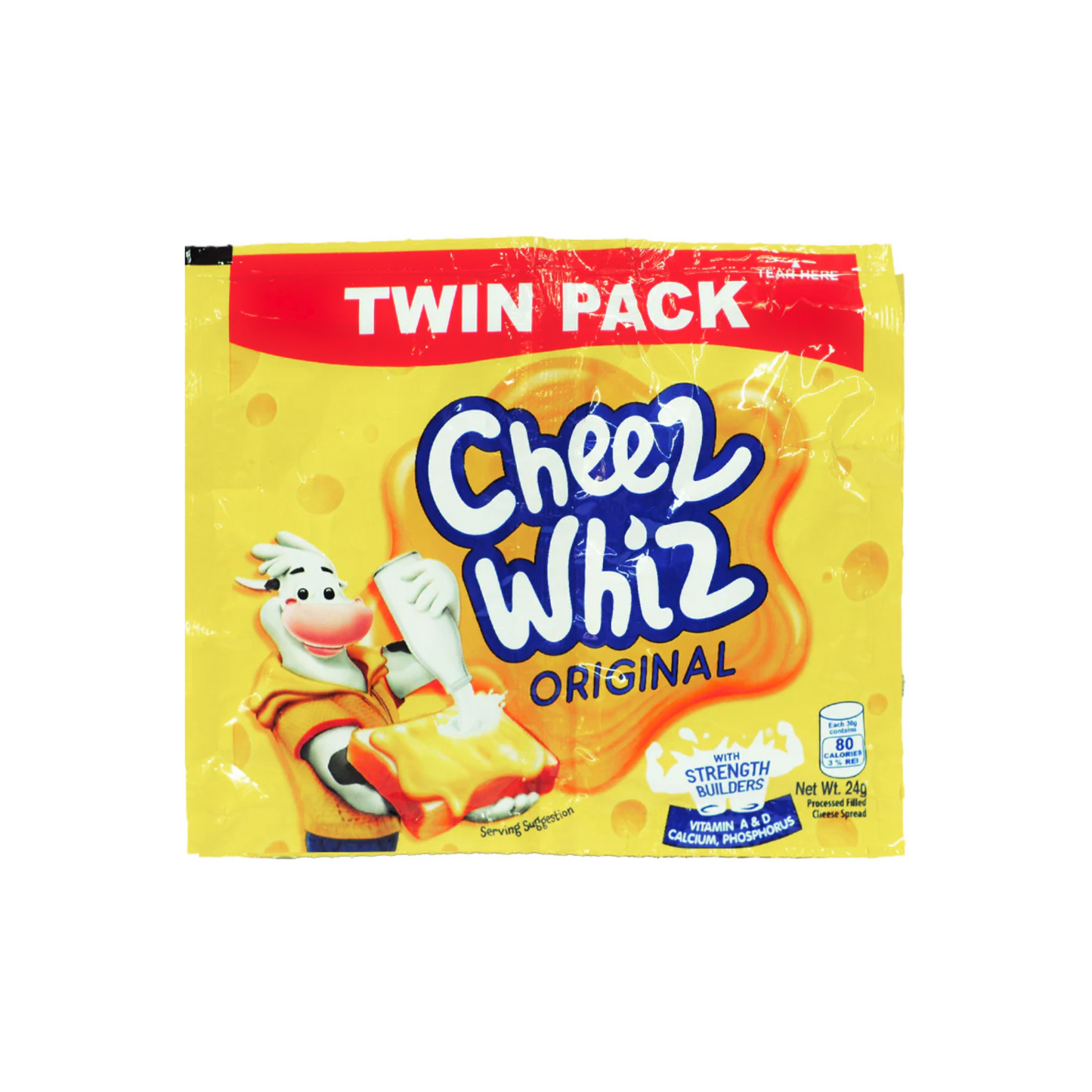 Cheez Whiz Cheese Spread Original Twin Pack 24g