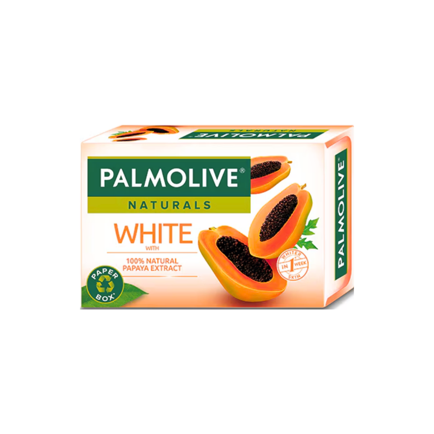 Palmolive Soap White with 100% Natural Papaya Extract 115g