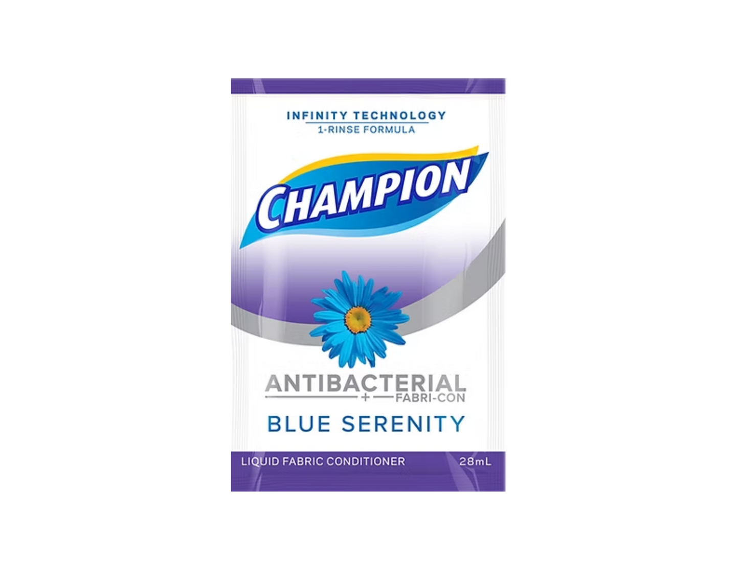 Champion Liquid Fabric Conditioner Happy Scents Blue Serenity 28ml
