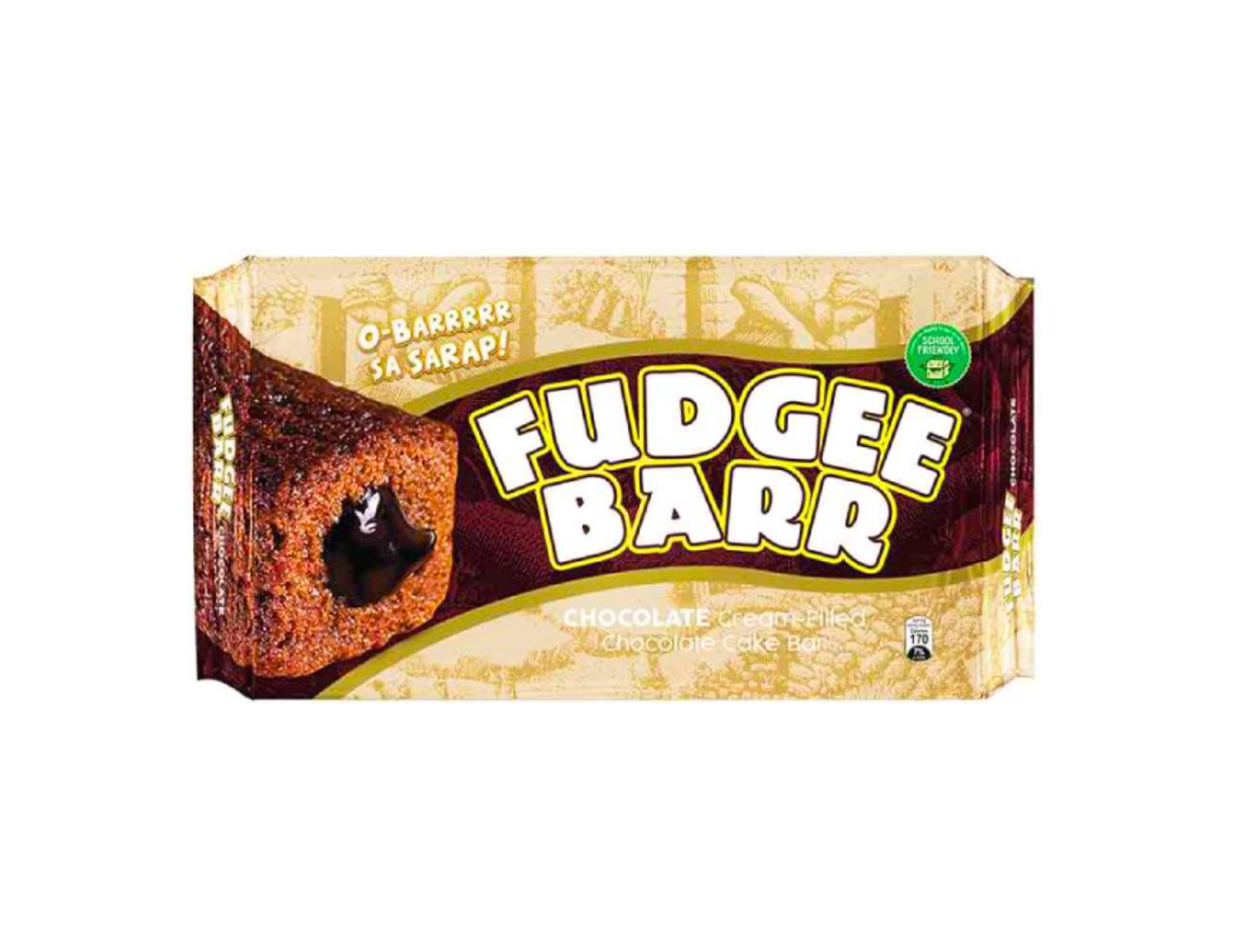 Fudgee Barr Chocolate Cream-Filled Cake Bar 42g x 10 pcs