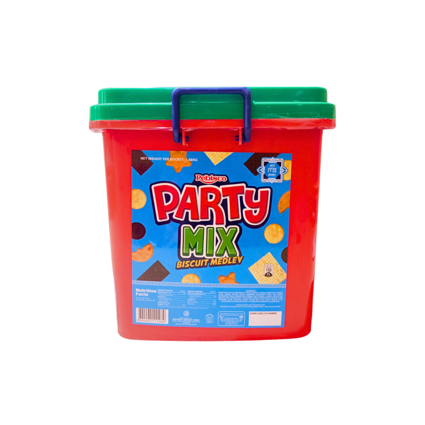 Rebisco Party Mix Biscuit 1.68KG