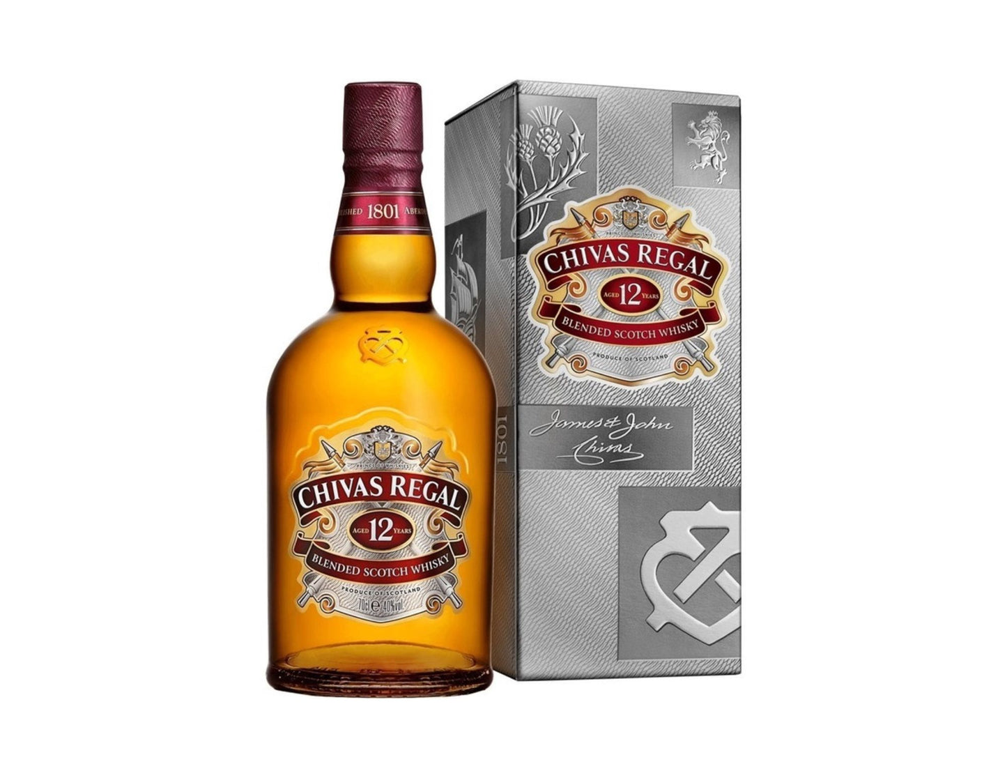 Chivas Regal 12 Year Old Blended Scotch Whisky 1L