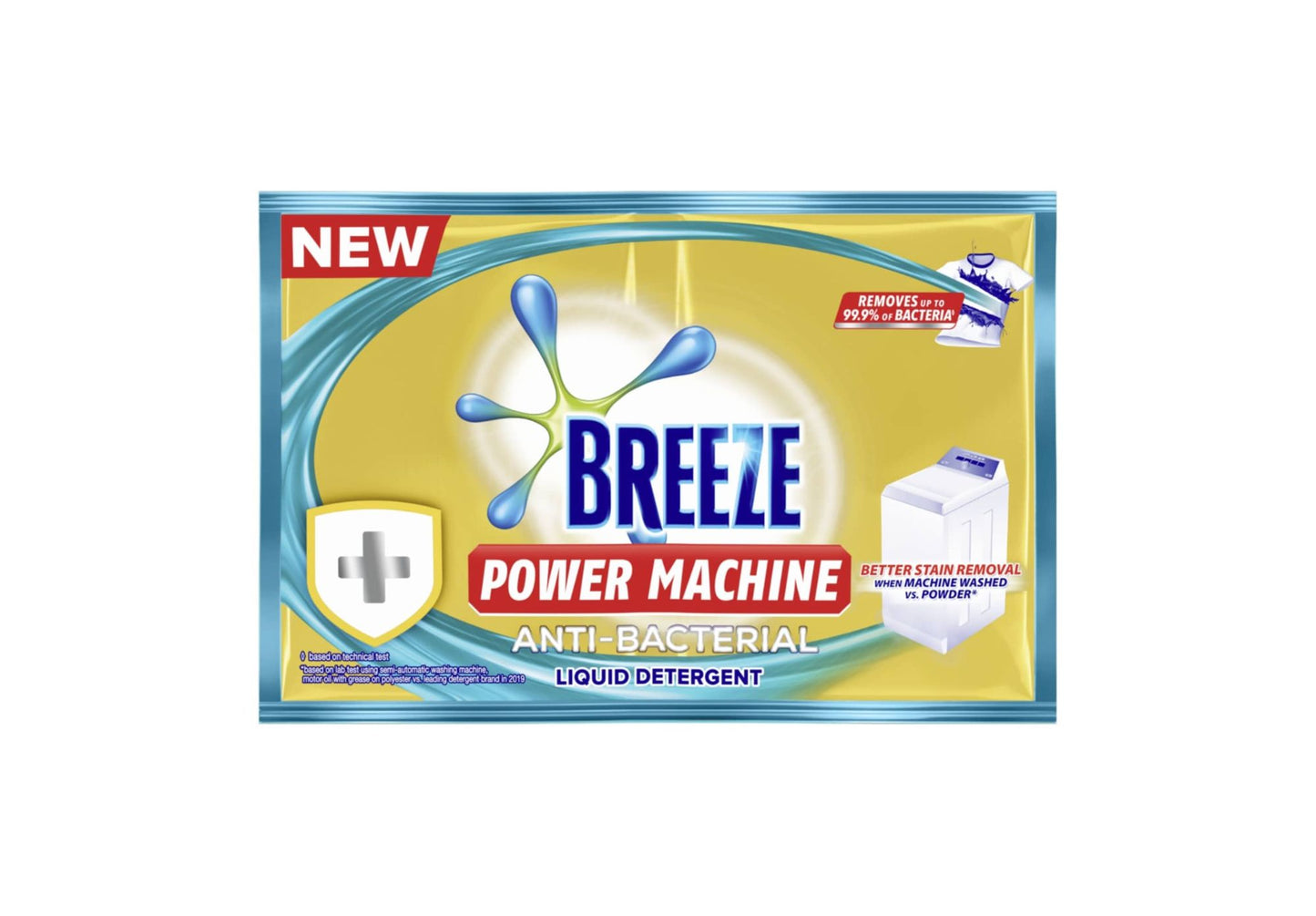 Breeze Power Machine Antibacterial Liquid Detergent 60ml
