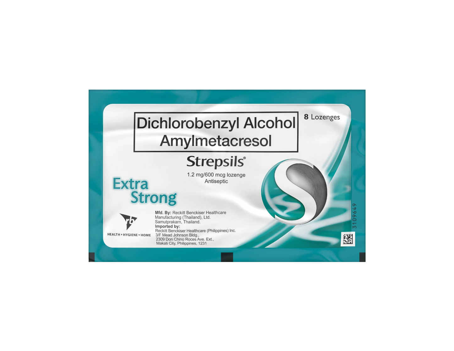 Strepsils Extra Strong Lozenges 8pcs