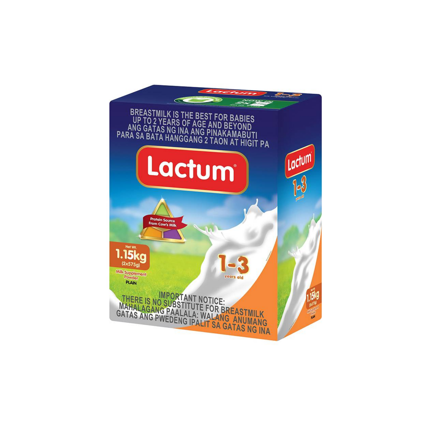 Lactum 1-3 Powdered Milk 1.2kg