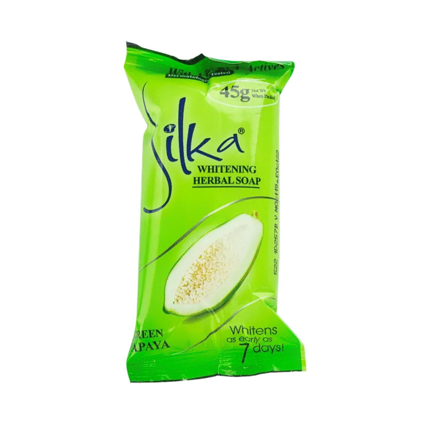 Silka Soap Whitening Green Papaya 45g