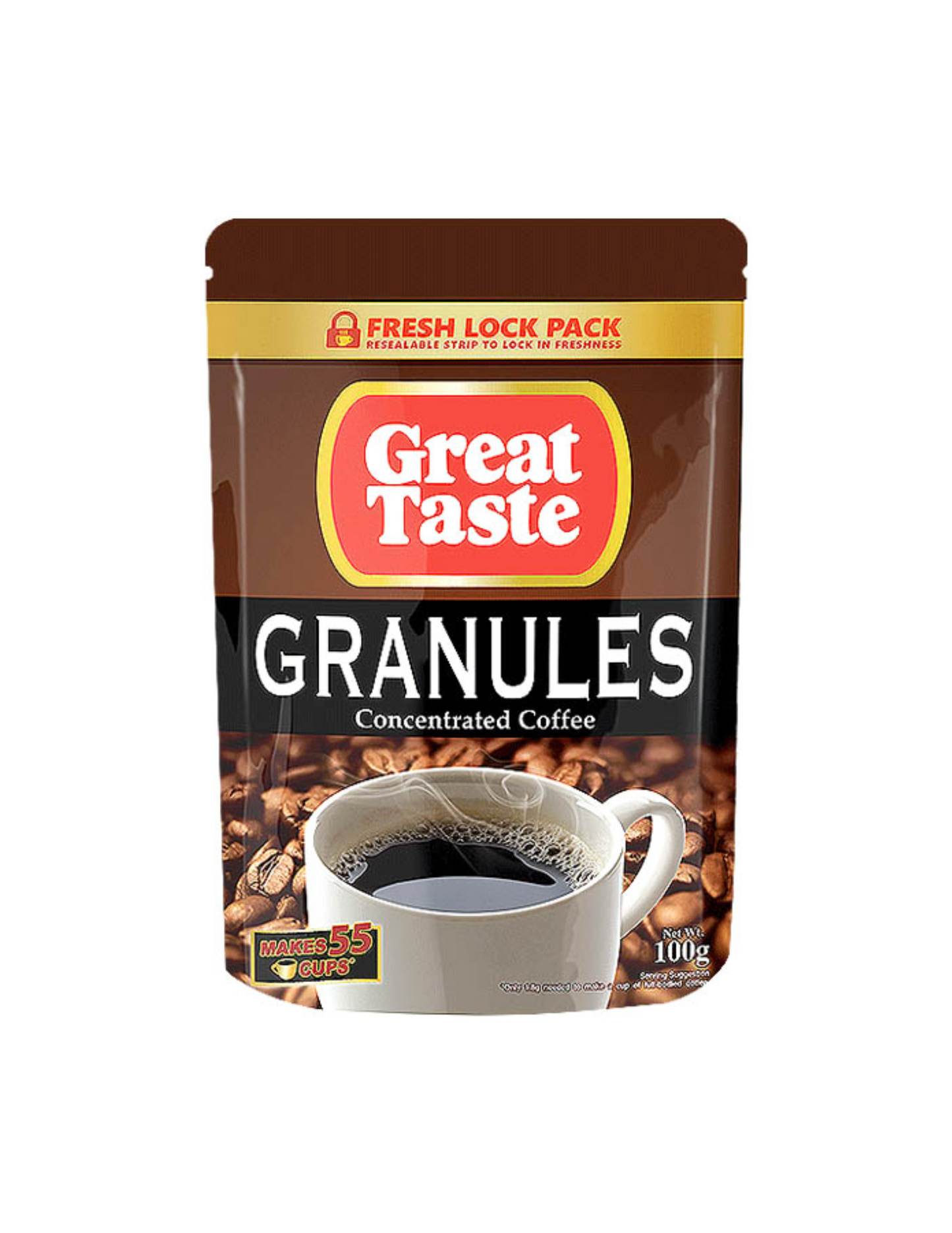Great Taste Granules Concentrated Instant Coffee Economy Pack 100g