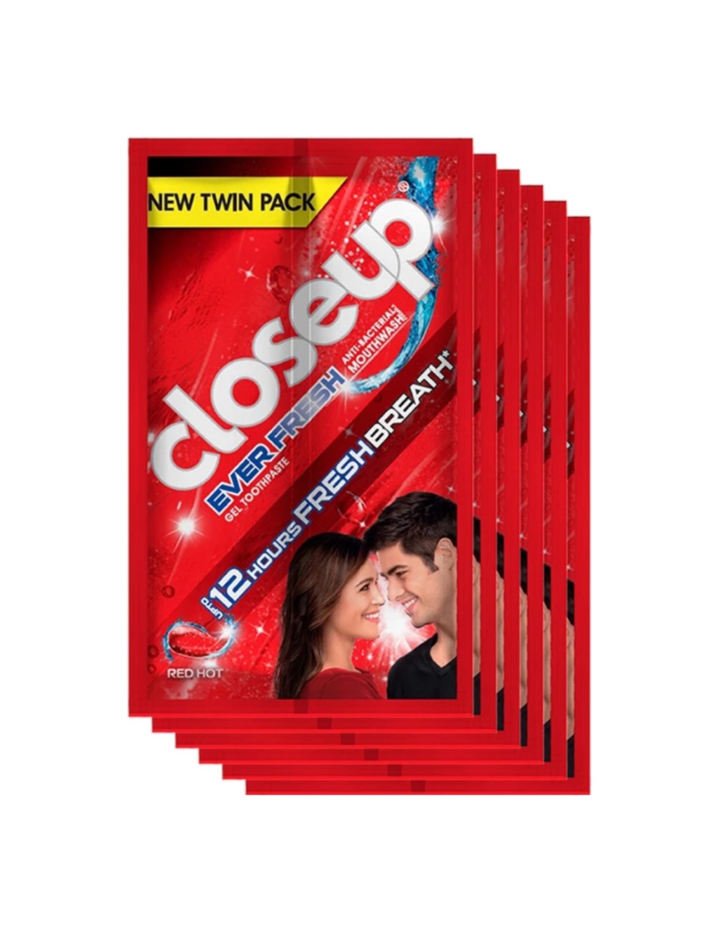 Close Up Red Hot Toothpaste Twin Pack 20g x 6 Sachets
