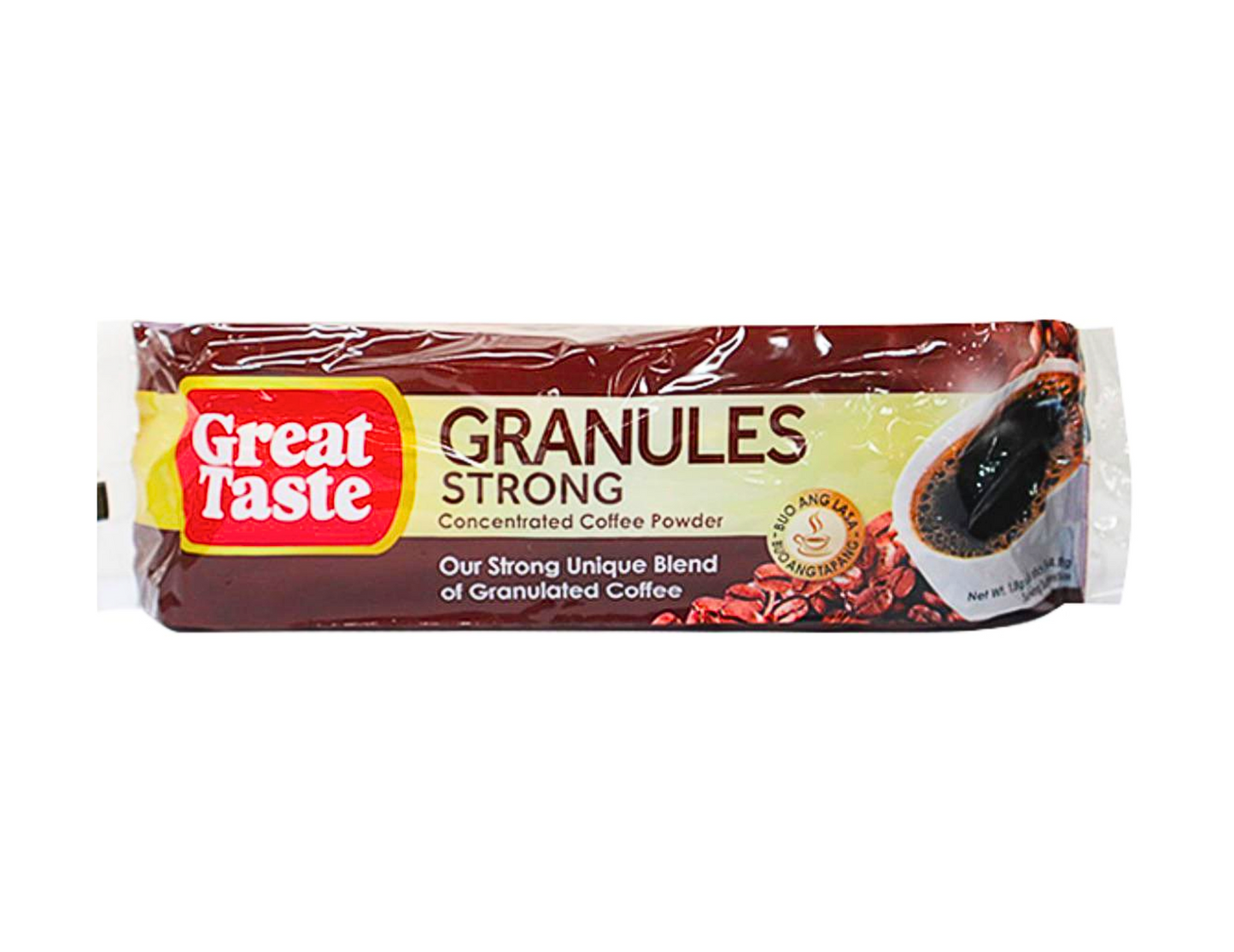 Great Taste Granules Strong Instant Coffee Sticks 1.8g x 36 Sachets