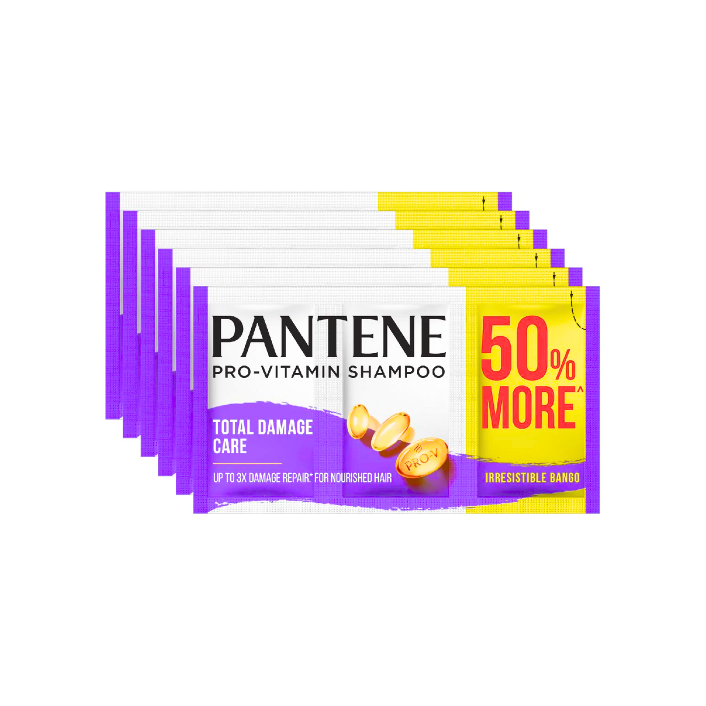 Pantene Total Damage Care Shampoo 15ml x 6 Sachets