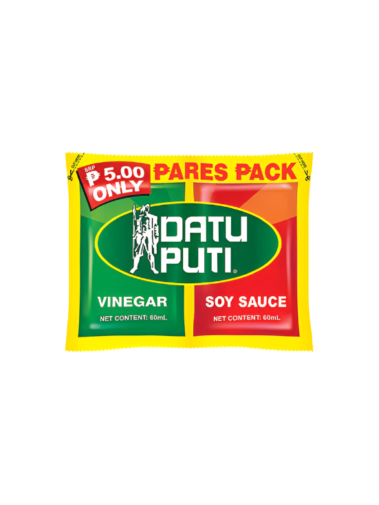 Datu Puti Pares Pack Vinegar & Soy Sauce 60ml