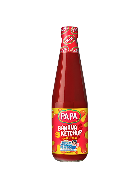 Papa Sweet Sarap Banana Catsup in Bottle 550g