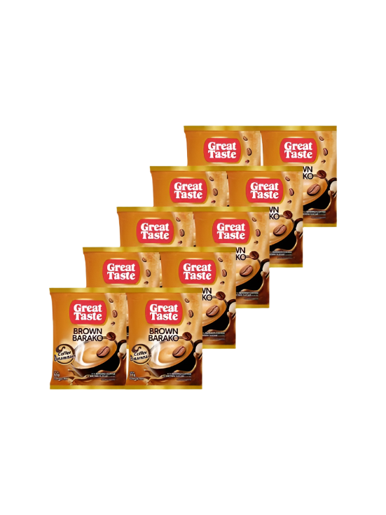 Great Taste Brown Barako Coffee Mix Sachet 30g x 10 Sachets