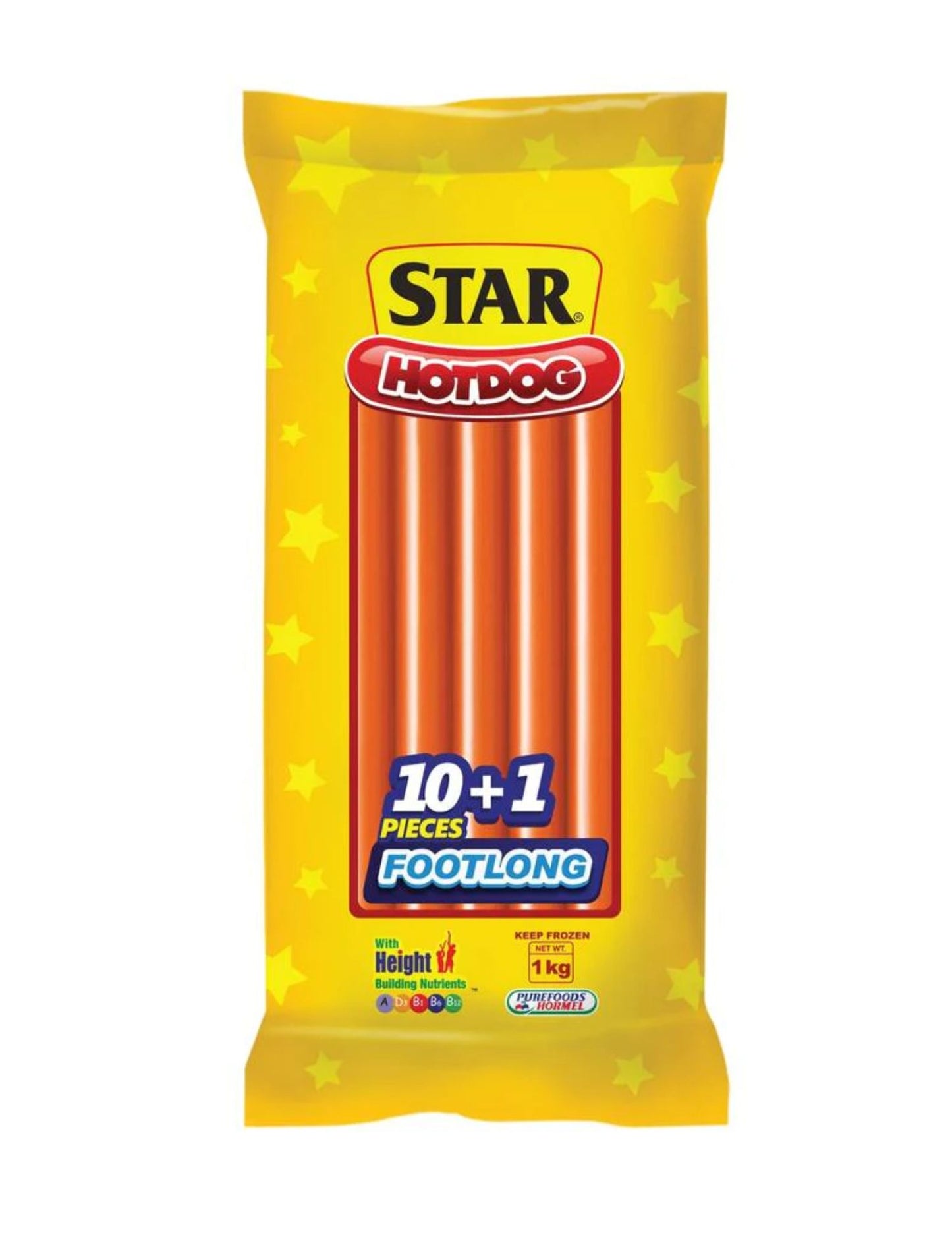 Purefoods Star Hotdog Footlong 1kg