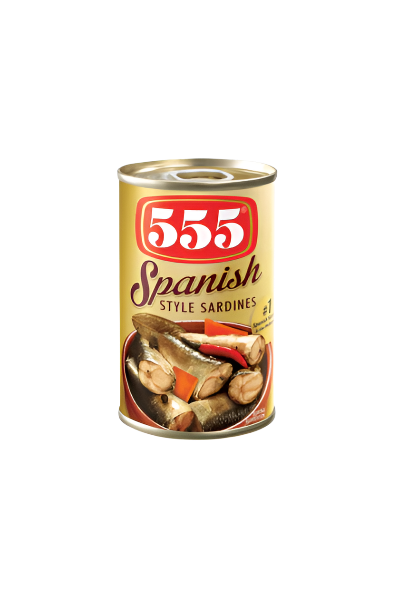 555 Sardines Spanish Style in Easy Open Can 155g