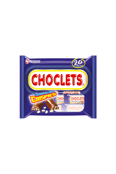 Choclets Choco Crunch Rice Crispies Bars 6g x 20 Sachets