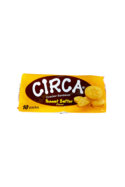 Circa Cracker Sandwich Peanut Butter 32g x 10 Sachets