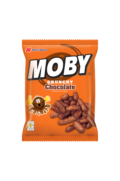 Moby Crunchy Chocolate Flavored Corn Snack 90g