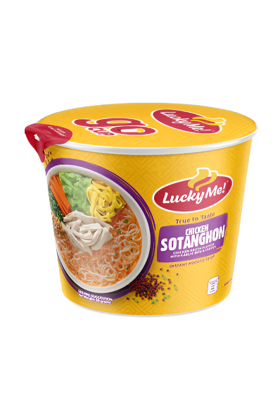 Lucky Me! Go Cup Supreme Mini Chicken Sotanghon Lite 28g