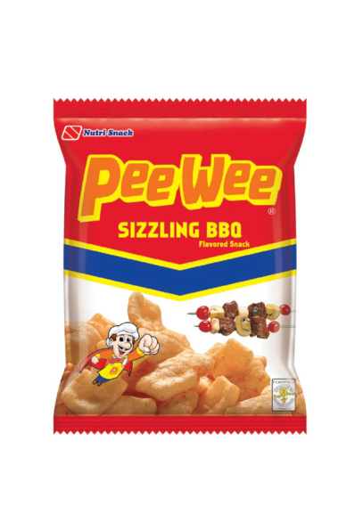 Peewee Sizzling BBQ Flavored Snack 25g