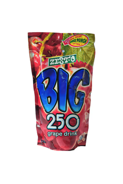 Zest-O Big 250 Juice Drink Grape Flavor 250ml