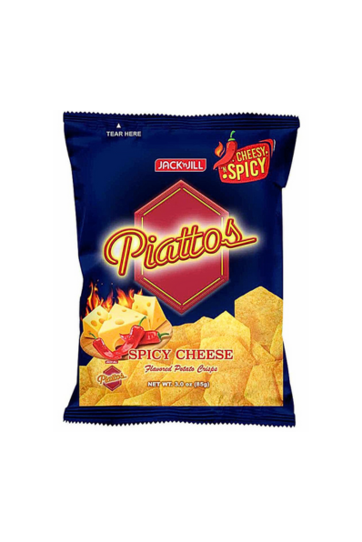 Jack 'n Jill Piattos Spicy Cheese Flavored Potato Chips 85g