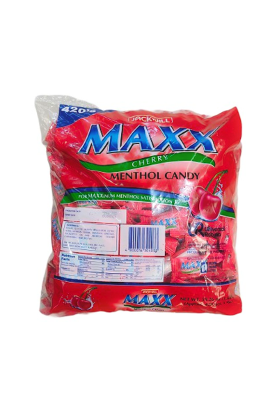 Jack 'n Jill Maxx Cherry Menthol Candy 420 pcs