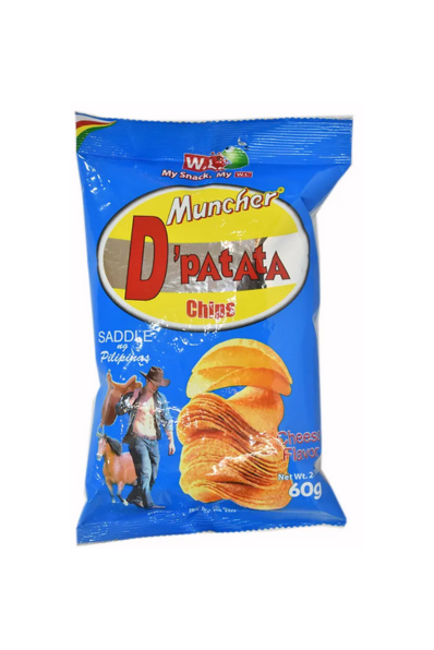 W.L. Muncher D'Patata Chips Cheese Flavor 60g