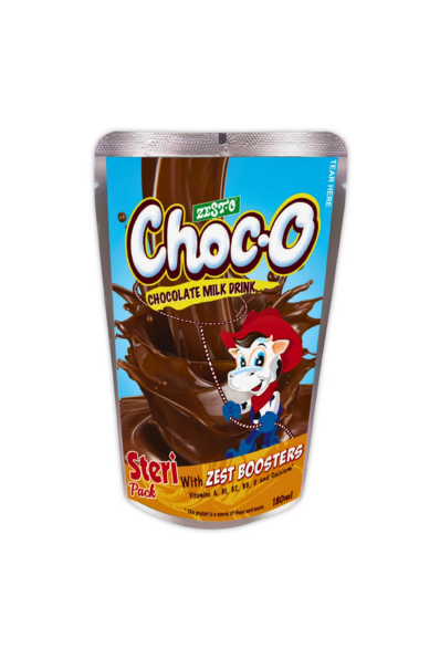 Zest-O Choc-O Chocolate Milk Drink Steri Pack 180ml