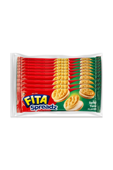 M.Y. San Fita Spreadz Spicy Tuna Cracker Sandwich 25g x 10 Sachets