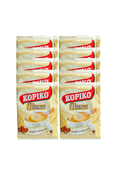 Kopiko Blanca Coffee Smooth & Creamy Hanger 30g x 10 Sachets